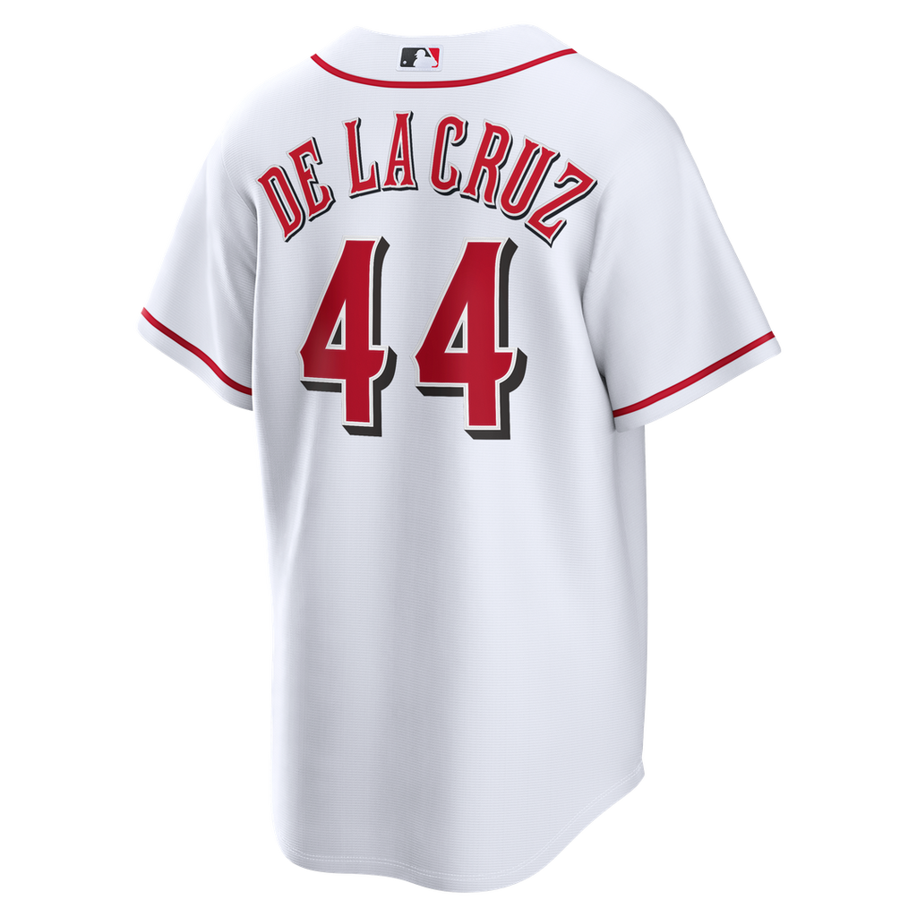 Cincinnati Reds Elly De La Cruz Nike White Home Replica Jersey