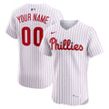 Philadelphia Phillies Nike White Home Elite Custom Jersey