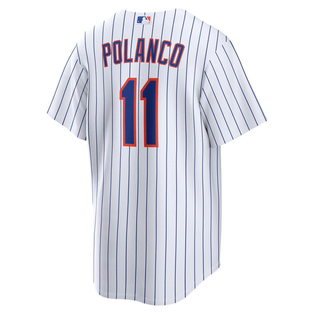 New York Mets Jorge Polanco Nike White Home Replica Jersey
