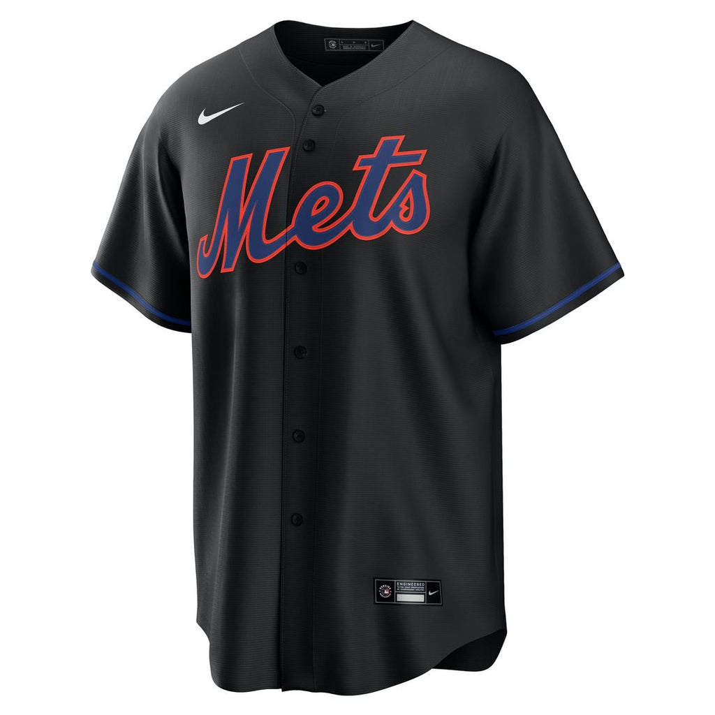 New York Mets Brandon Nimmo Nike Black Alternate Replica Jersey