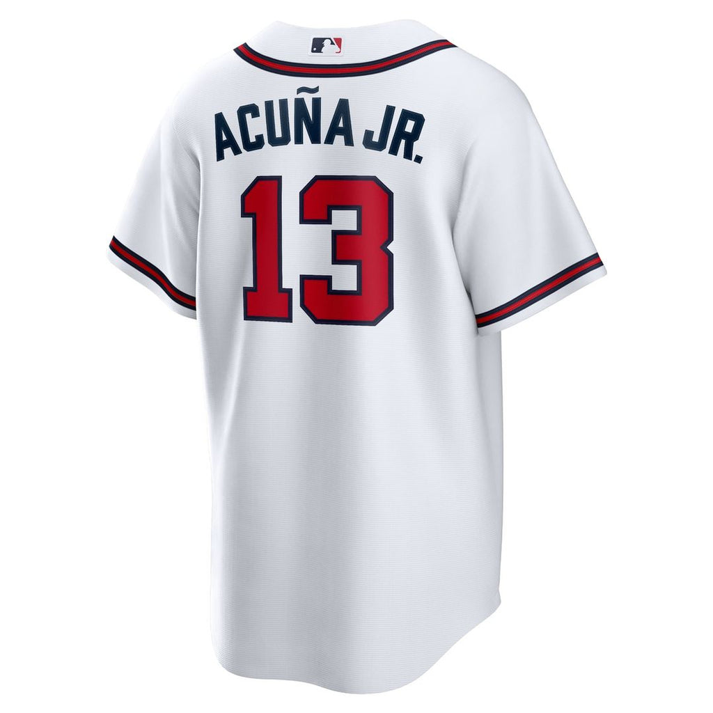 Atlanta Braves Ronald Acuna Jr. Nike White Home Replica Player Name Jersey