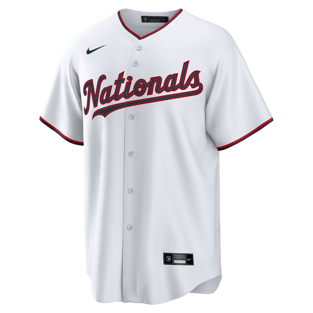 Washington Nationals James Wood Nike White Home Replica Jersey