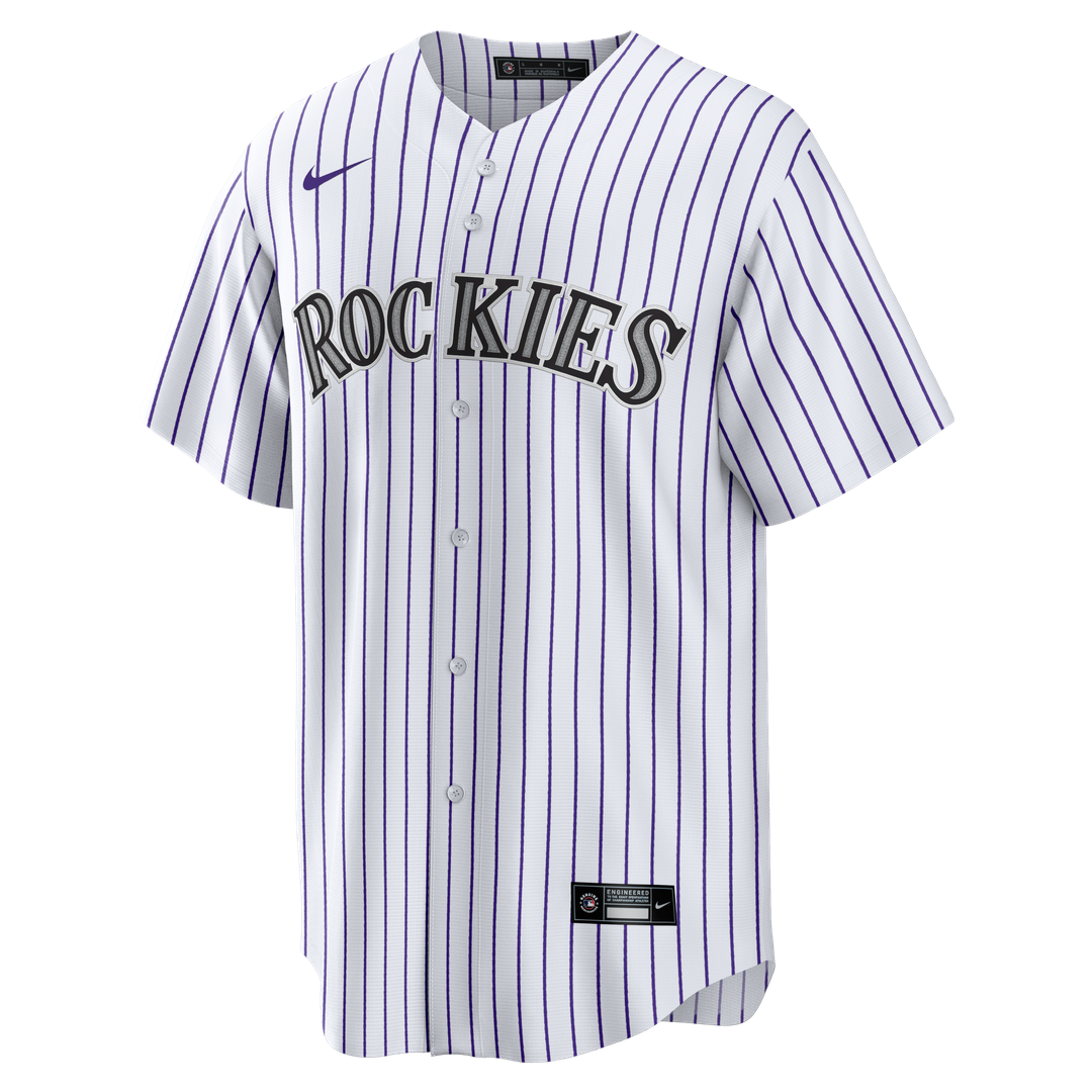 Colorado Rockies Nike White Home Big & Tall Replica Jersey