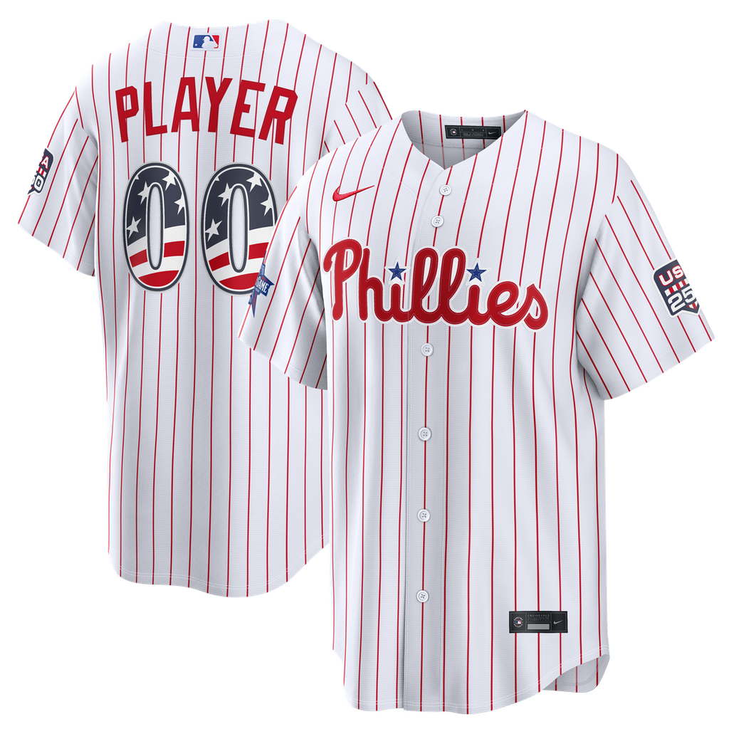 2026 All-Star Edition Stars & Stripes Philadelphia Phillies Nike White Stadium Pick-A-Player Jersey