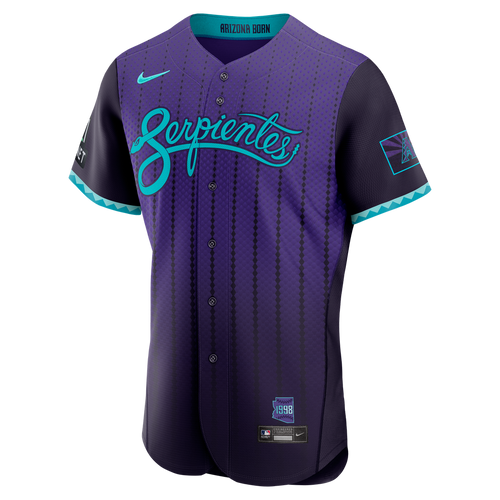 Arizona Diamondbacks Nike Purple City Connect Authentic Sponsor Patch Jersey