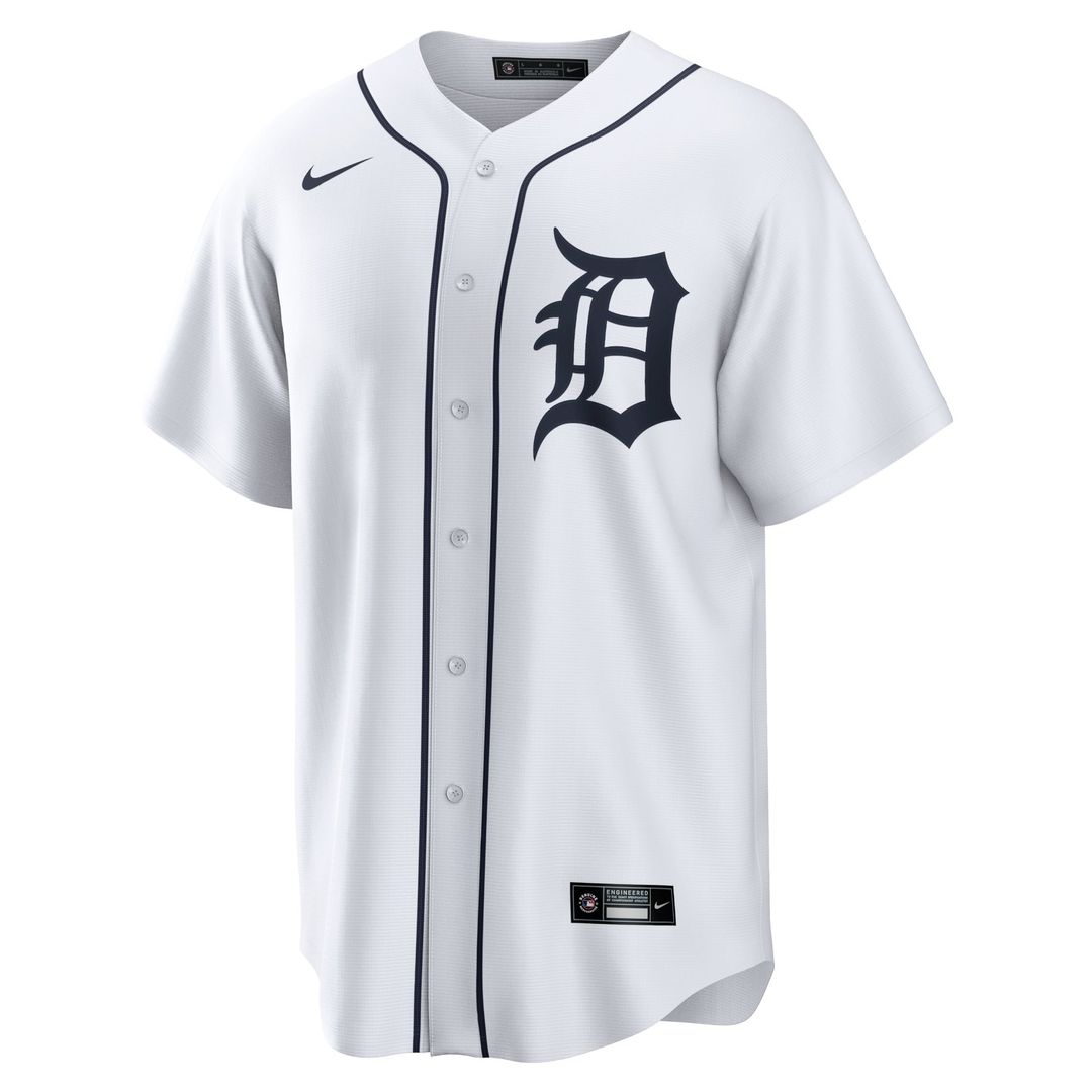 Detroit Tigers Riley Greene Nike White Replica Player Jersey