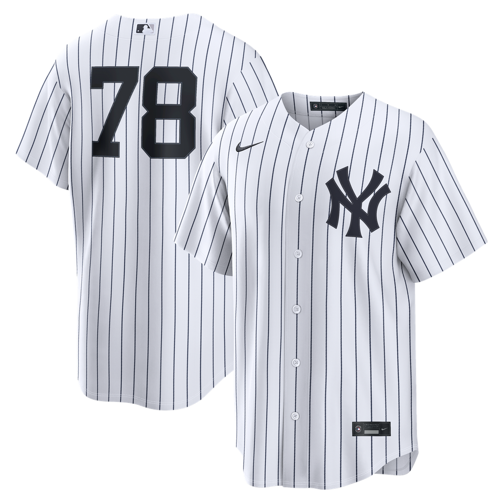 New York Yankees Spencer Jones Nike White Home Replica Jersey