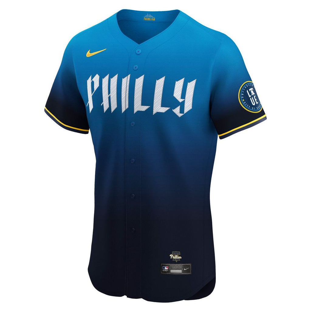 Philadelphia Phillies Trea Turner Nike Navy City Connect Elite Jersey