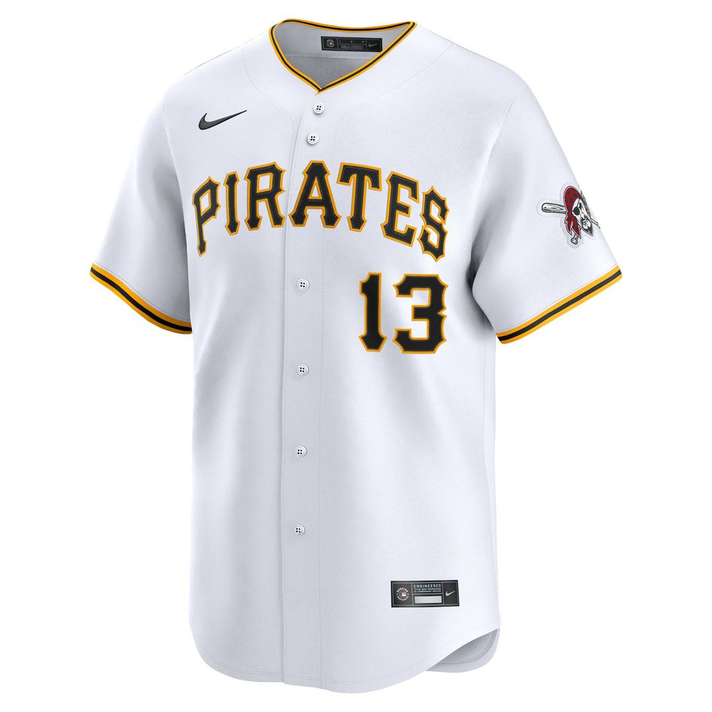 Pittsburgh Pirates Ke'Bryan Hayes Nike White Home Limited Player Jersey
