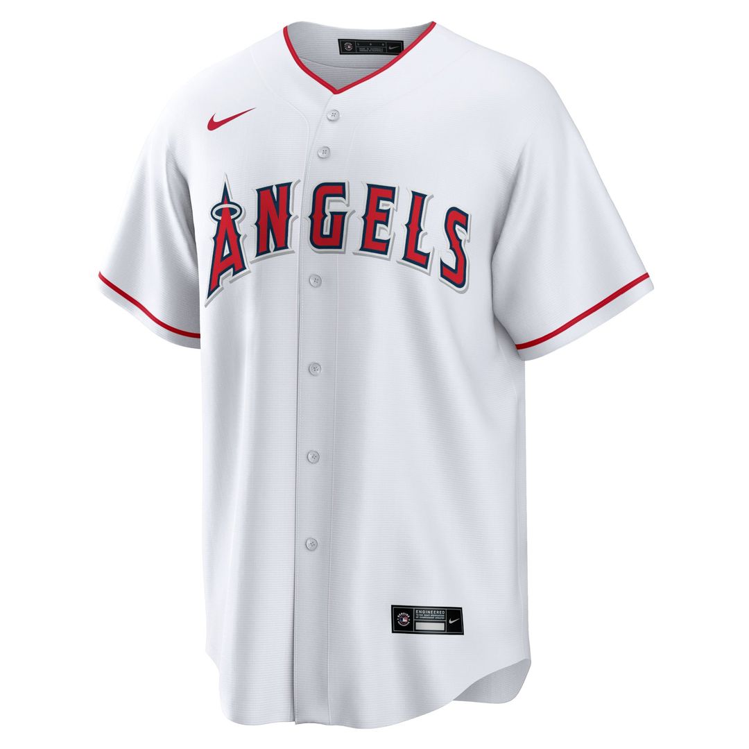 Los Angeles Angels Nike White Home Blank Replica Jersey