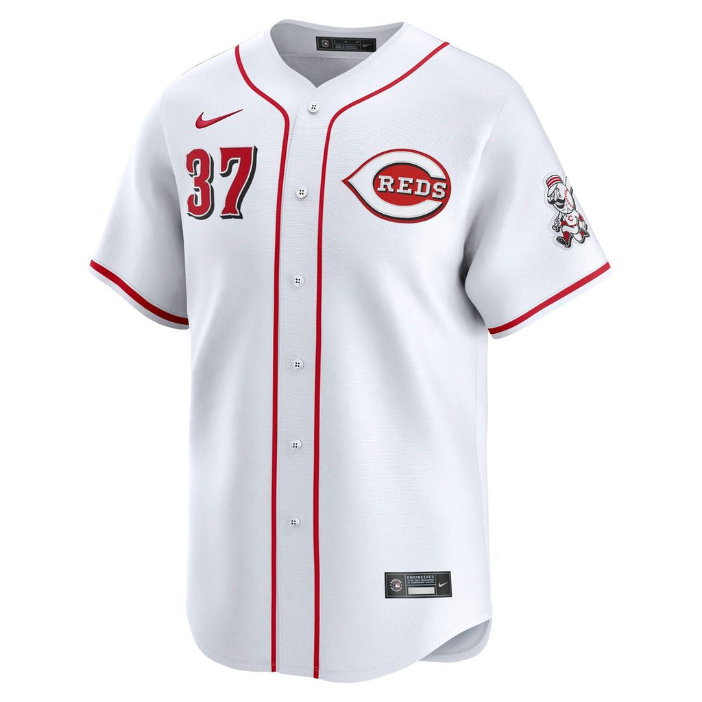 Cincinnati Reds Tyler Stephenson Nike White Home Limited Player Jersey