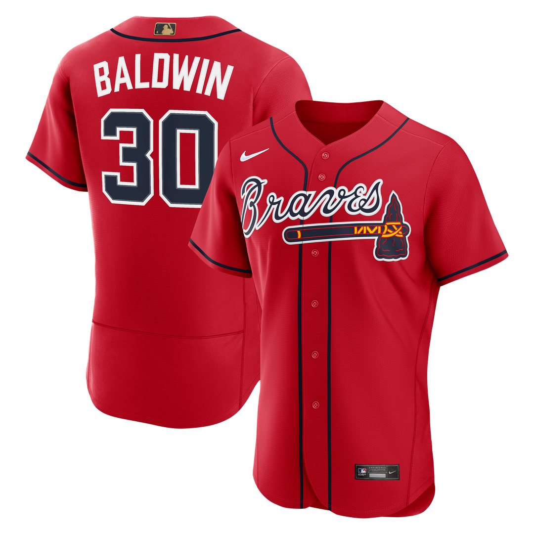 Atlanta Braves Drake Baldwin Nike Red MLB Awards Authentic Jersey