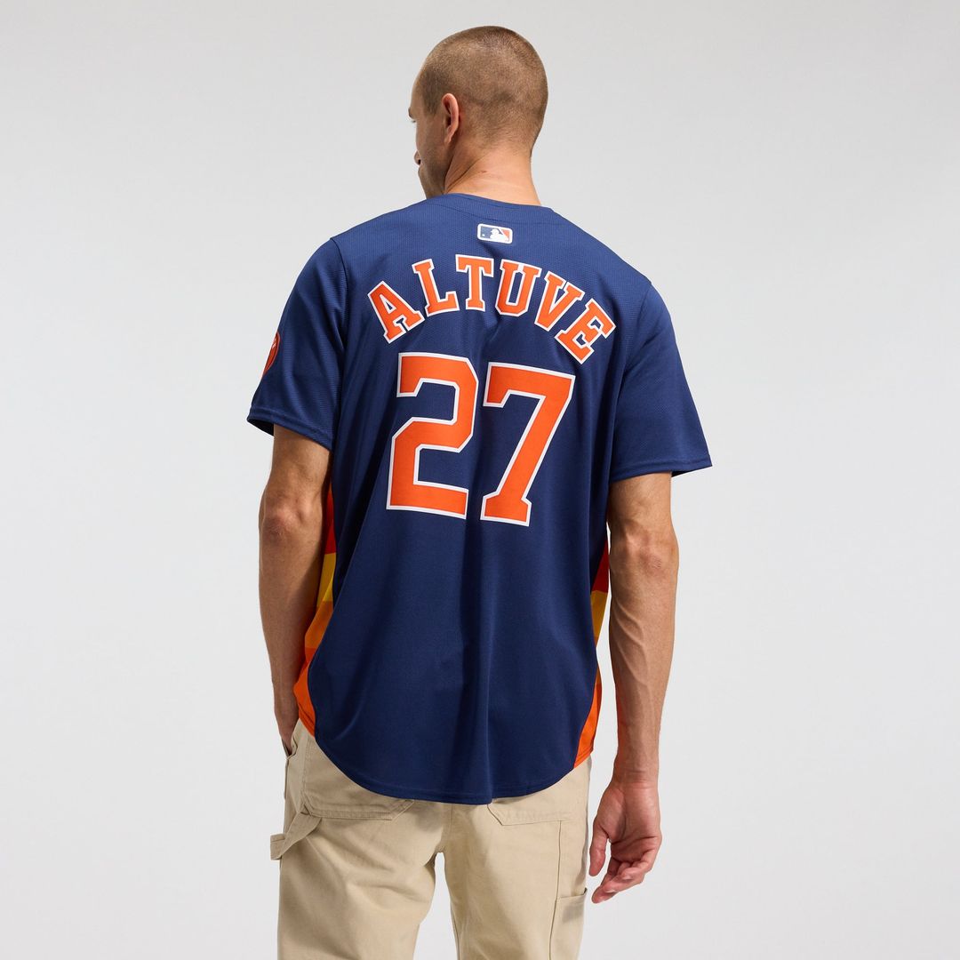 Houston Astros Jose Altuve Nike Navy Alternate Limited Player Jersey