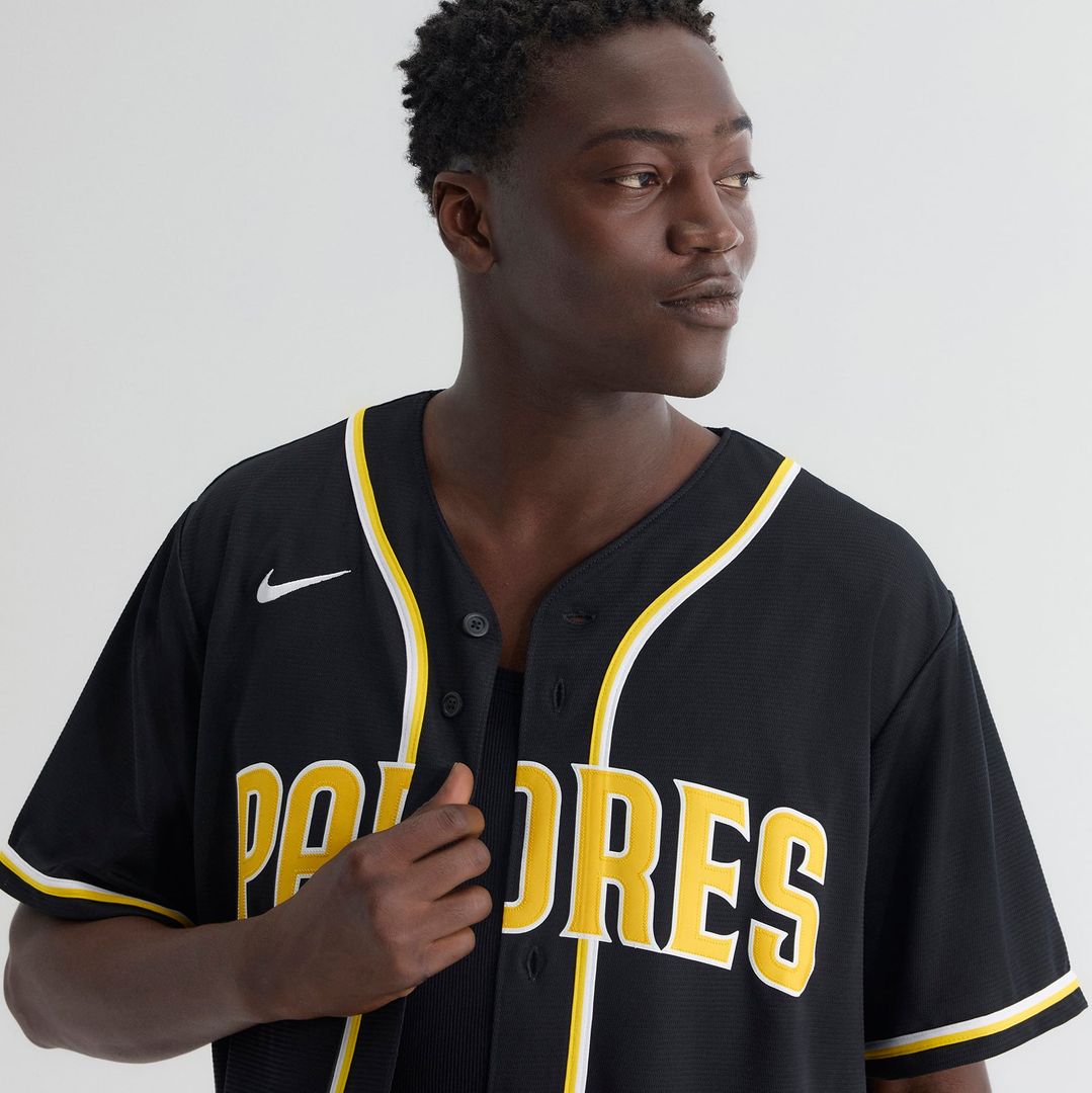 San Diego Padres Fernando Tatis Jr. Nike Fashion Replica Black Out Jersey