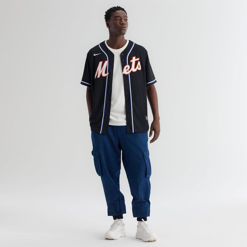 New York Mets Juan Soto Nike Fashion Replica Black Out Jersey