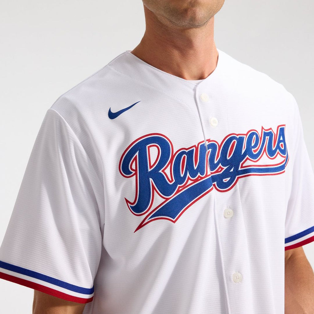 Texas Rangers Nike White Home Replica Team Jersey