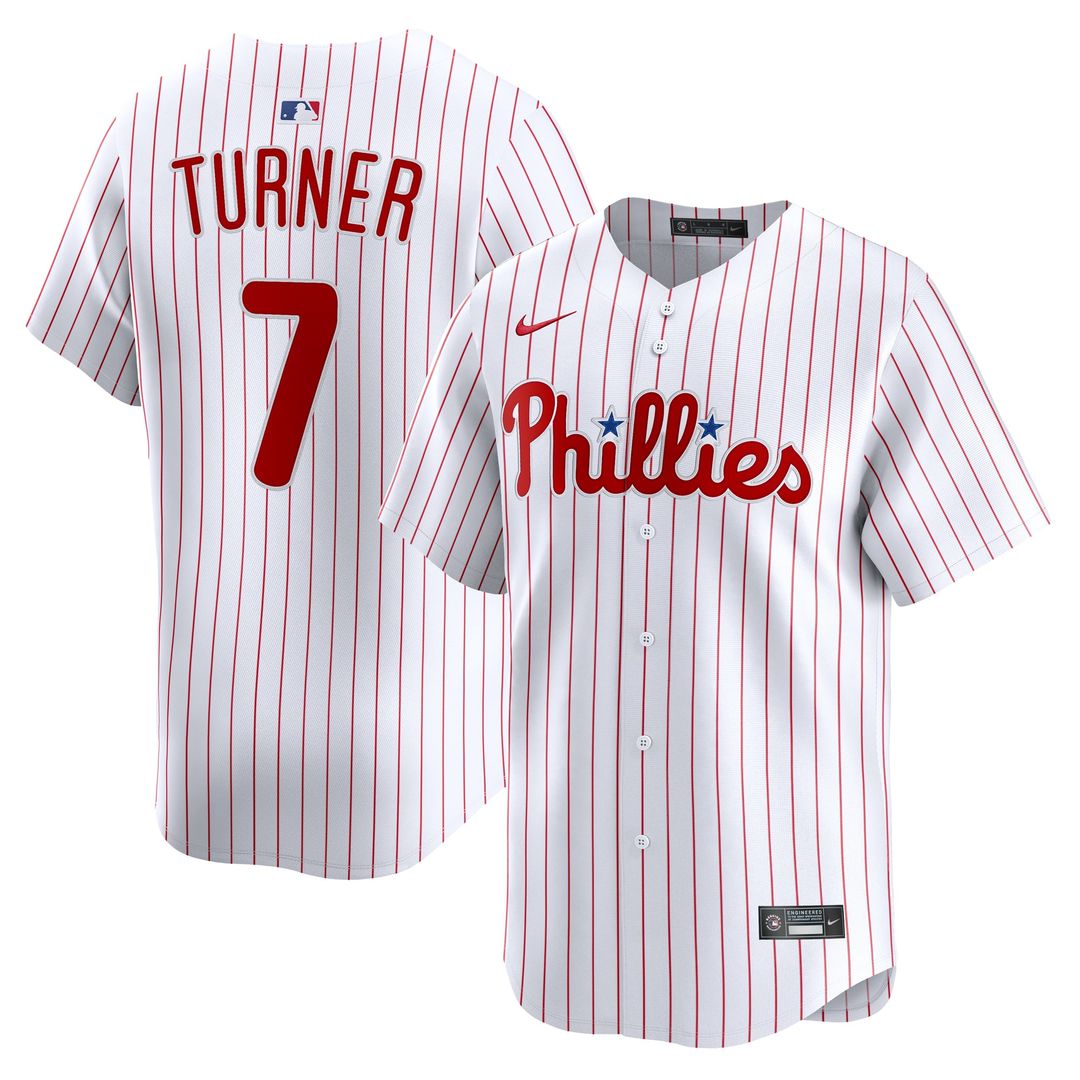 Philadelphia Phillies Trea Turner Nike Light Blue Alternate Limited Player Jersey
