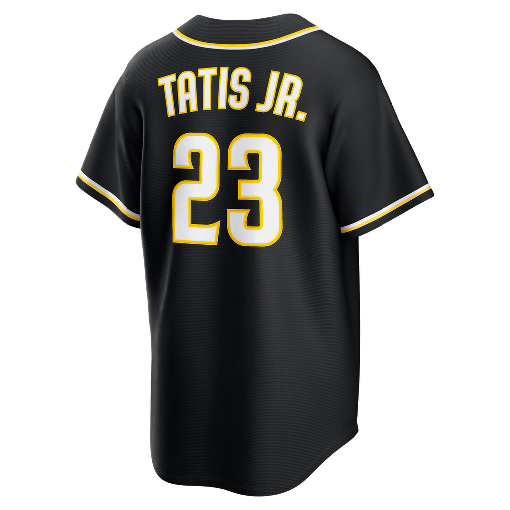 San Diego Padres Fernando Tatis Jr. Nike Fashion Replica Black Out Jersey