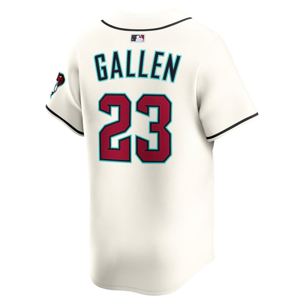 Arizona Diamondbacks Zac Gallen Nike Cream Home Limited Player Jersey