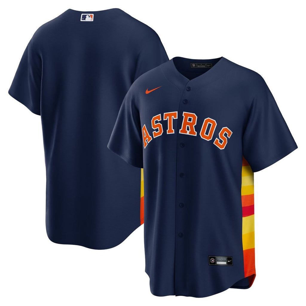 Houston Astros Nike Navy Alternate Replica Team Jersey