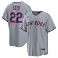 New York Mets Juan Soto Nike Gray Road Replica Jersey