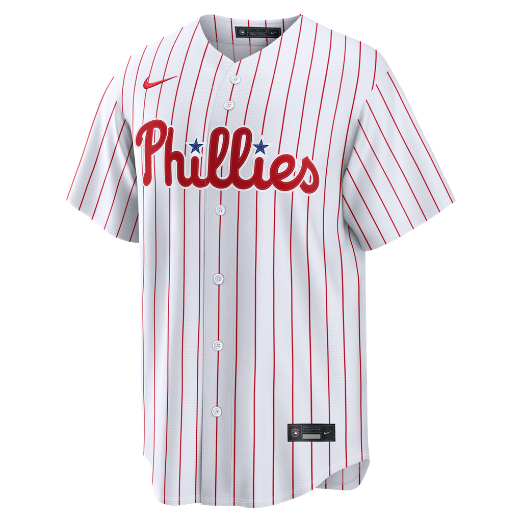 Philadelphia Phillies Nike White Home Stadium Custom Jersey