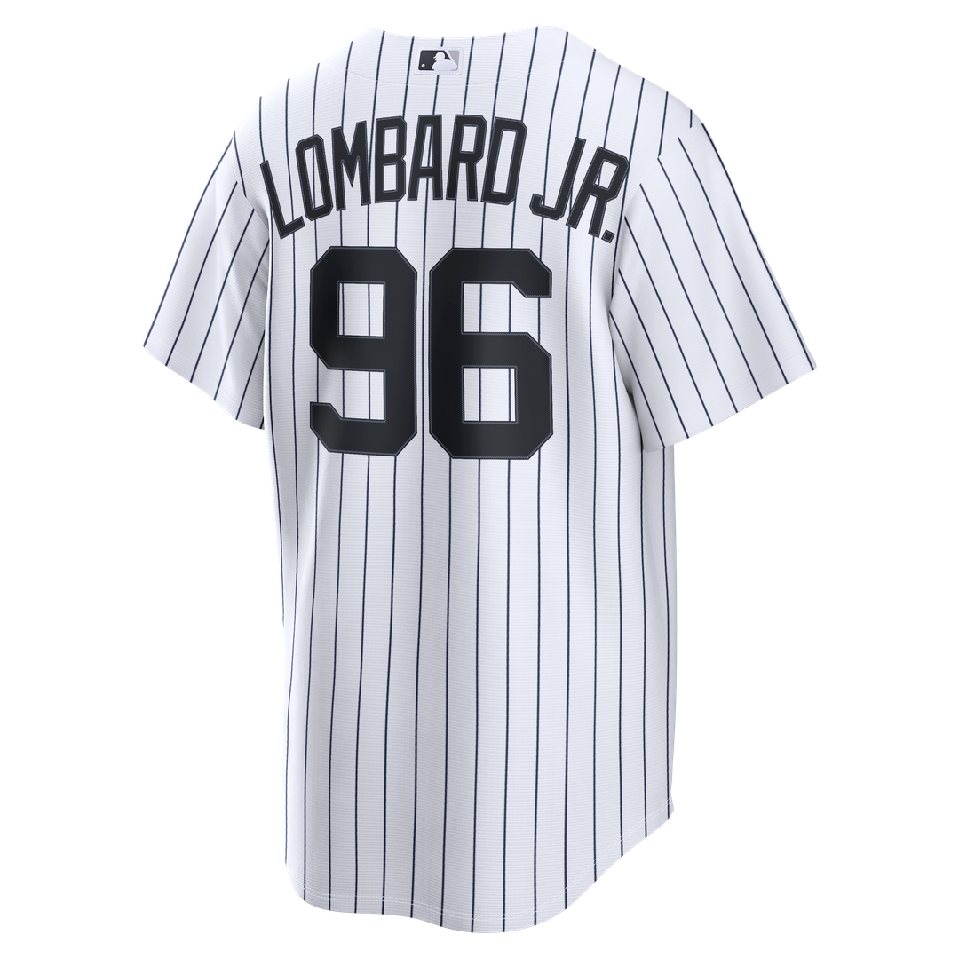 New York Yankees George Lombard Jr. Nike White Home Replica Jersey