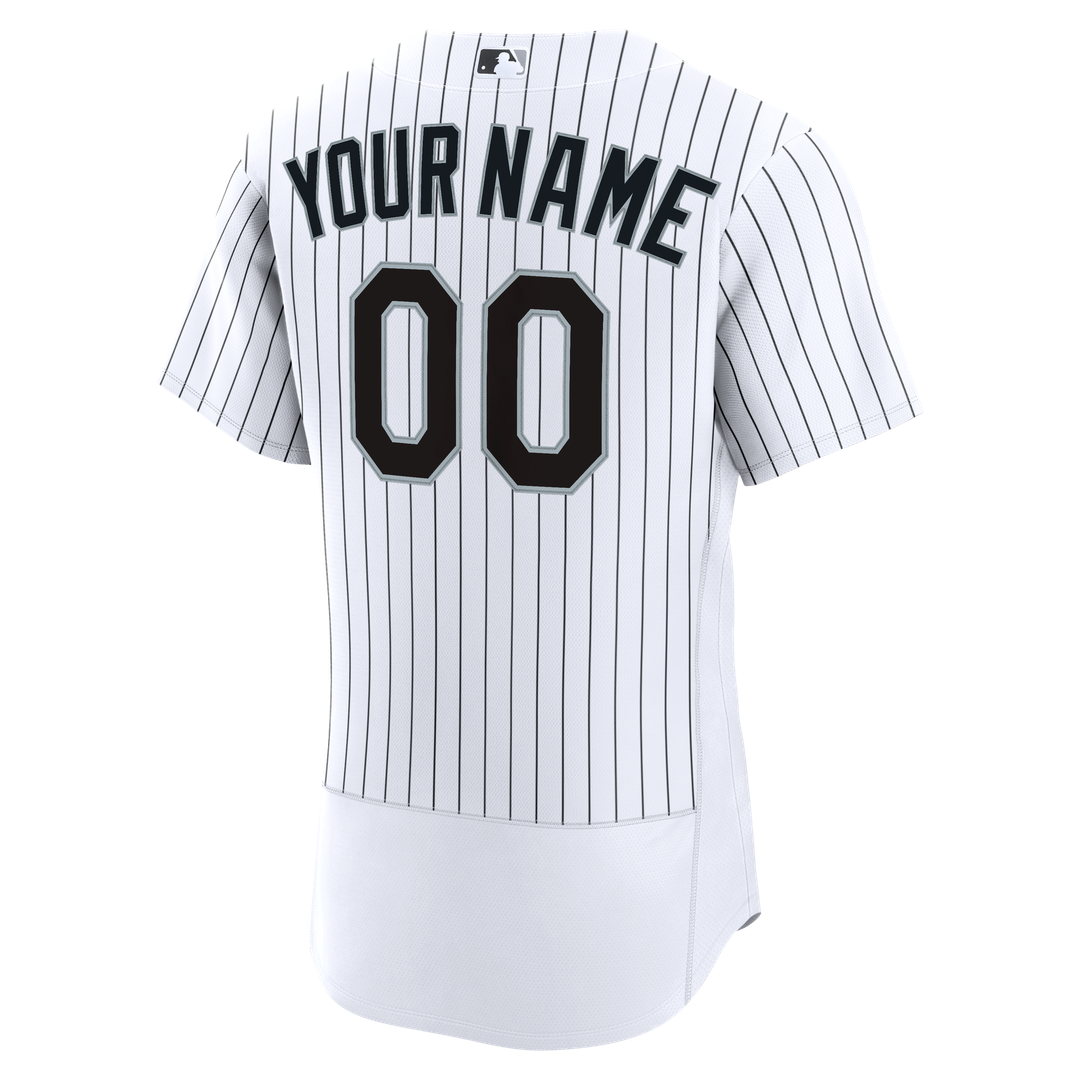 Chicago White Sox Nike White Home Authentic Custom Jersey