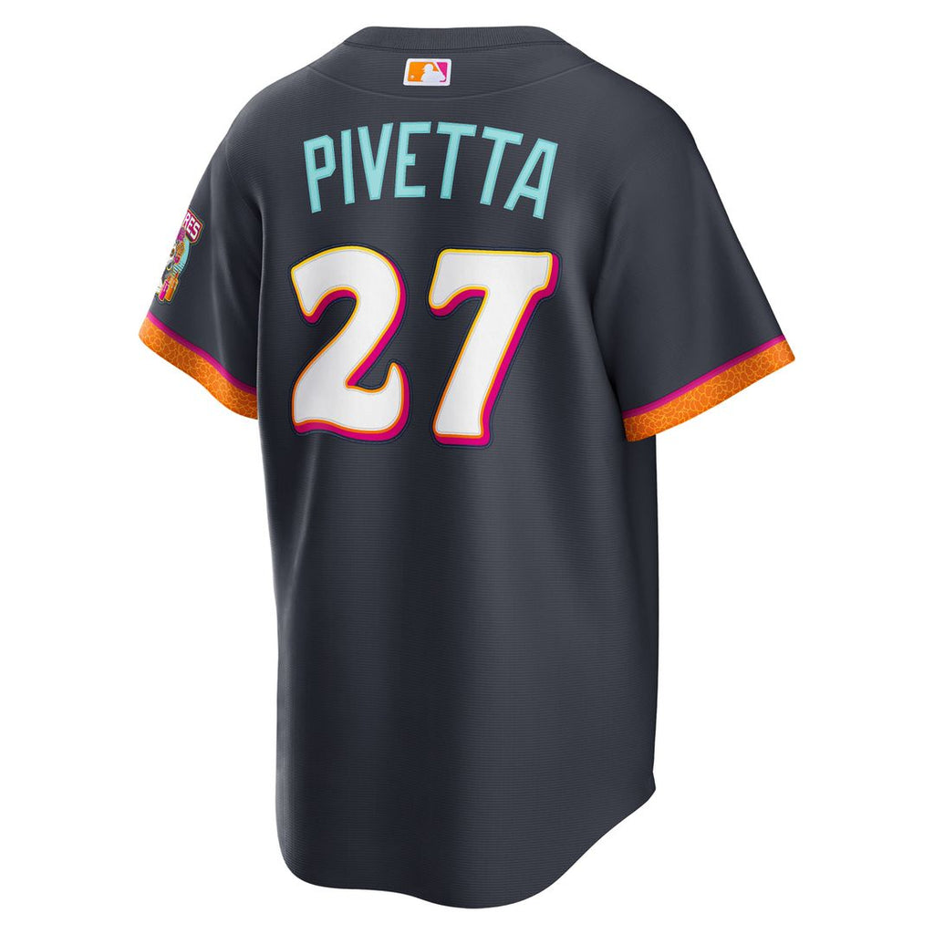 San Diego Padres Nick Pivetta Nike Obsidian 2026 City Connect Stadium Jersey