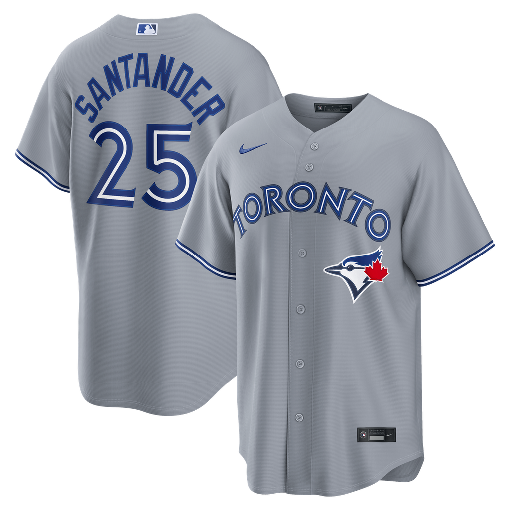 Toronto Blue Jays Anthony Santander Nike Gray Road Replica Jersey