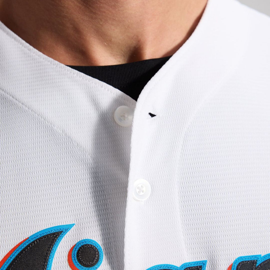 Miami Marlins Nike White Home Replica Team Jersey