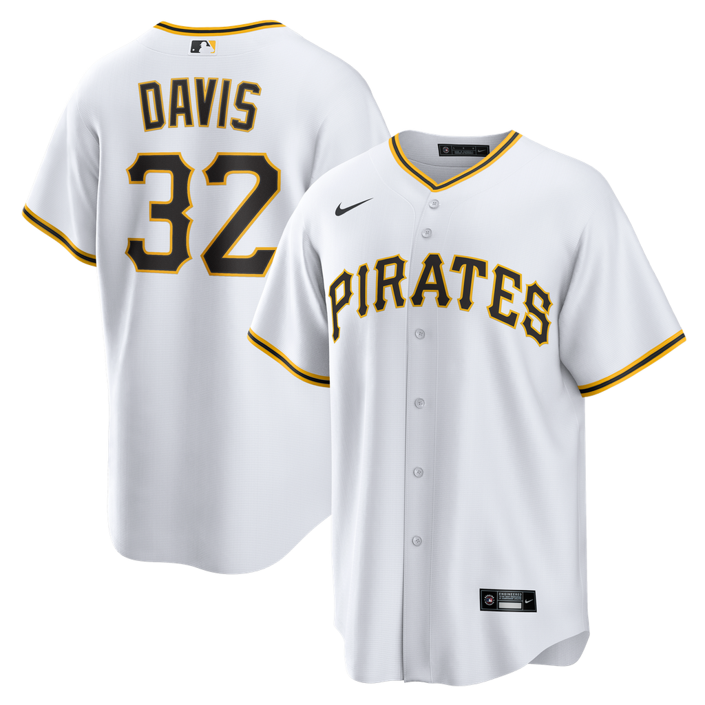 Pittsburgh Pirates Henry Davis Nike White Home Replica Jersey