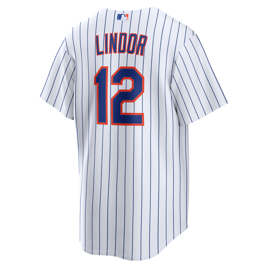 New York Mets Francisco Lindor Nike White Home Replica Jersey