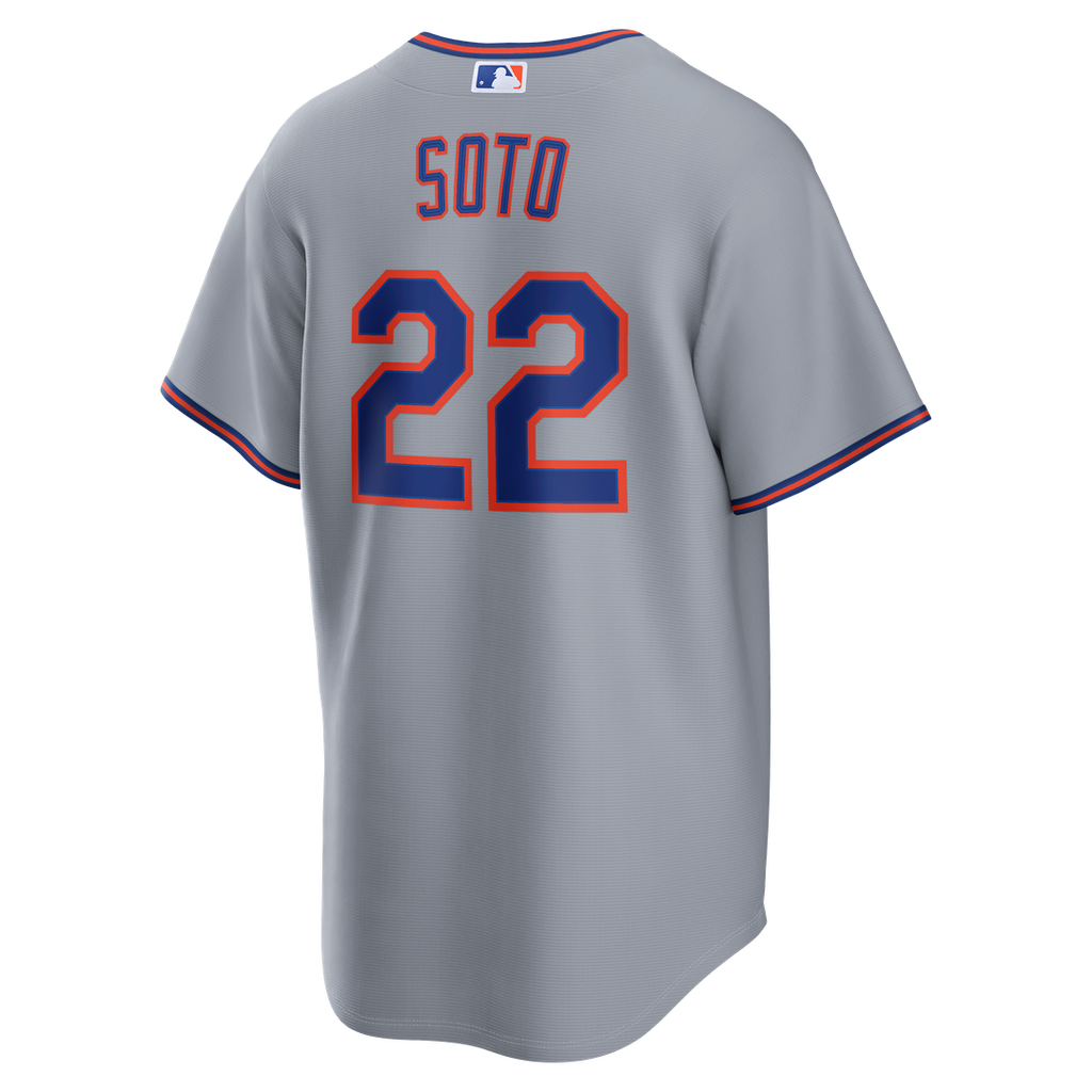 New York Mets Juan Soto Nike Gray Road Replica Jersey