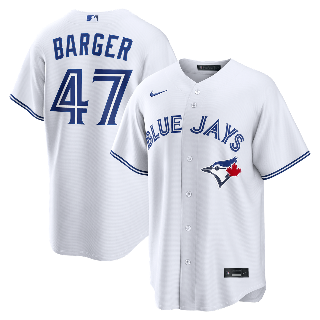 Toronto Blue Jays Addison Barger Nike White Home Replica Jersey