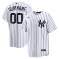 New York Yankees Nike White Home Replica Custom Jersey