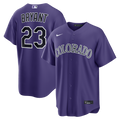 Colorado Rockies Kris Bryant Nike Purple Alternate Replica Jersey