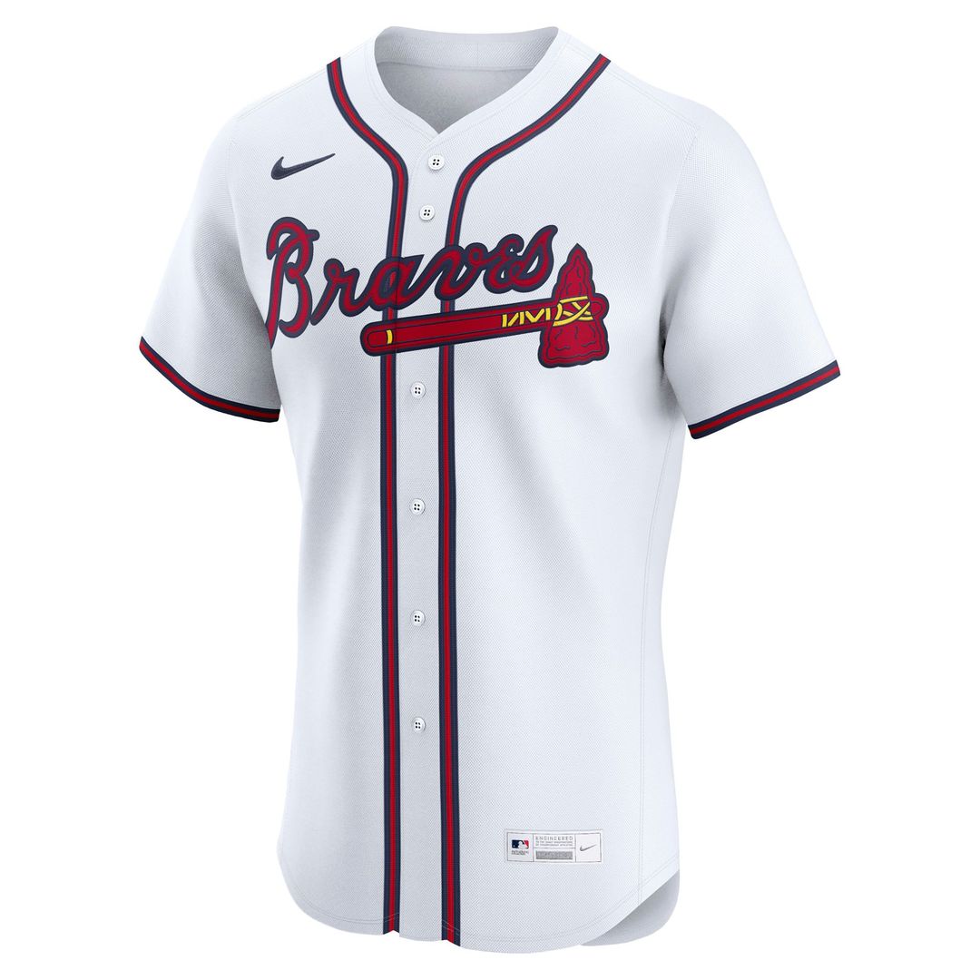 Atlanta Braves Ronald Acuña Jr. Nike White Home Elite Player Jersey