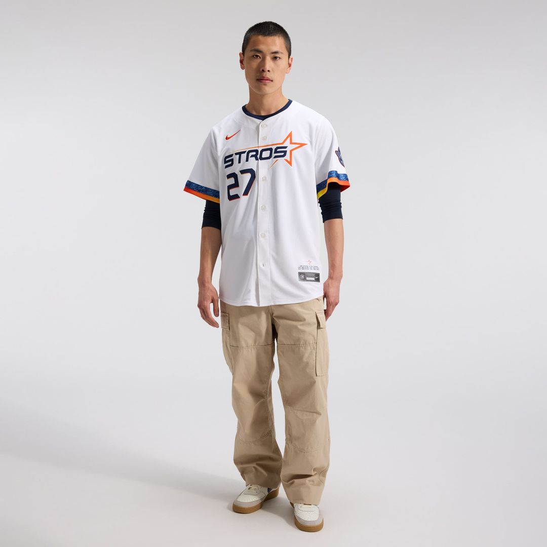 Houston Astros Jose Altuve Nike White 2025 City Connect Limited Player Jersey