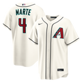 Arizona Diamondbacks Ketel Marte Nike Cream Home Replica Jersey