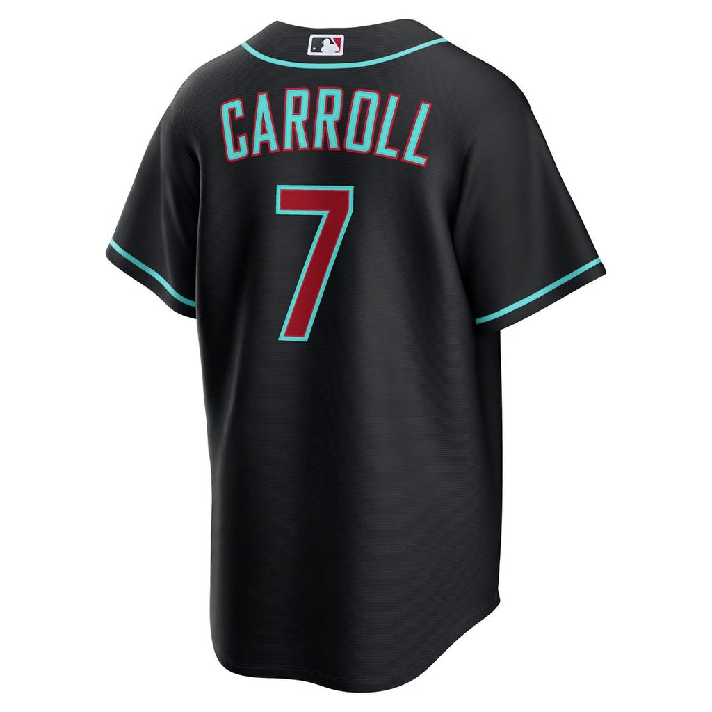 Arizona Diamondbacks Corbin Carroll Nike Black Alternate Replica Jersey
