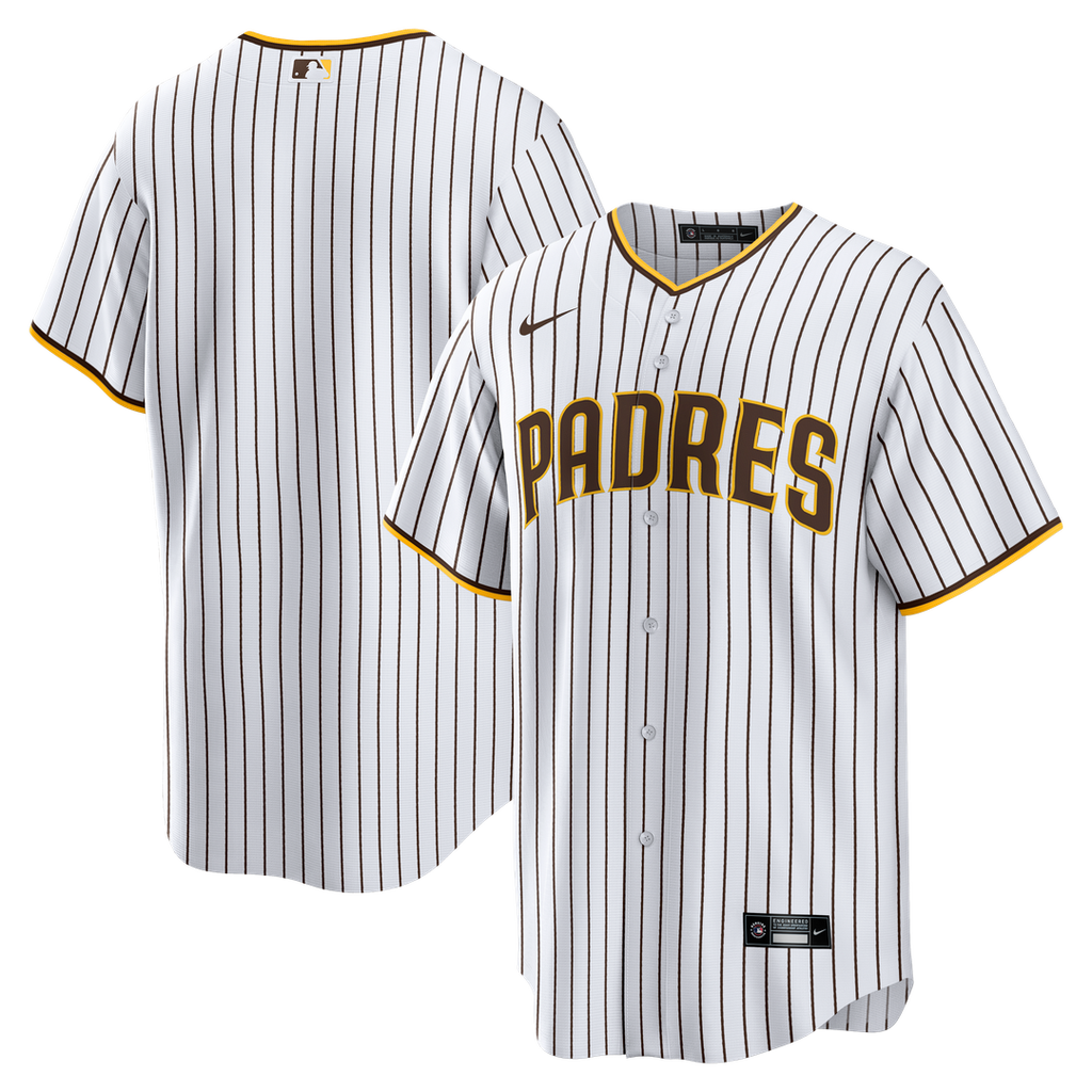 San Diego Padres Nike White Home Big & Tall Replica Jersey