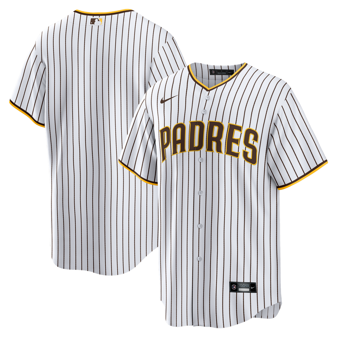 San Diego Padres Nike White Home Big & Tall Replica Jersey