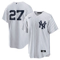 New York Yankees Giancarlo Stanton Nike White Home Replica Player Jersey