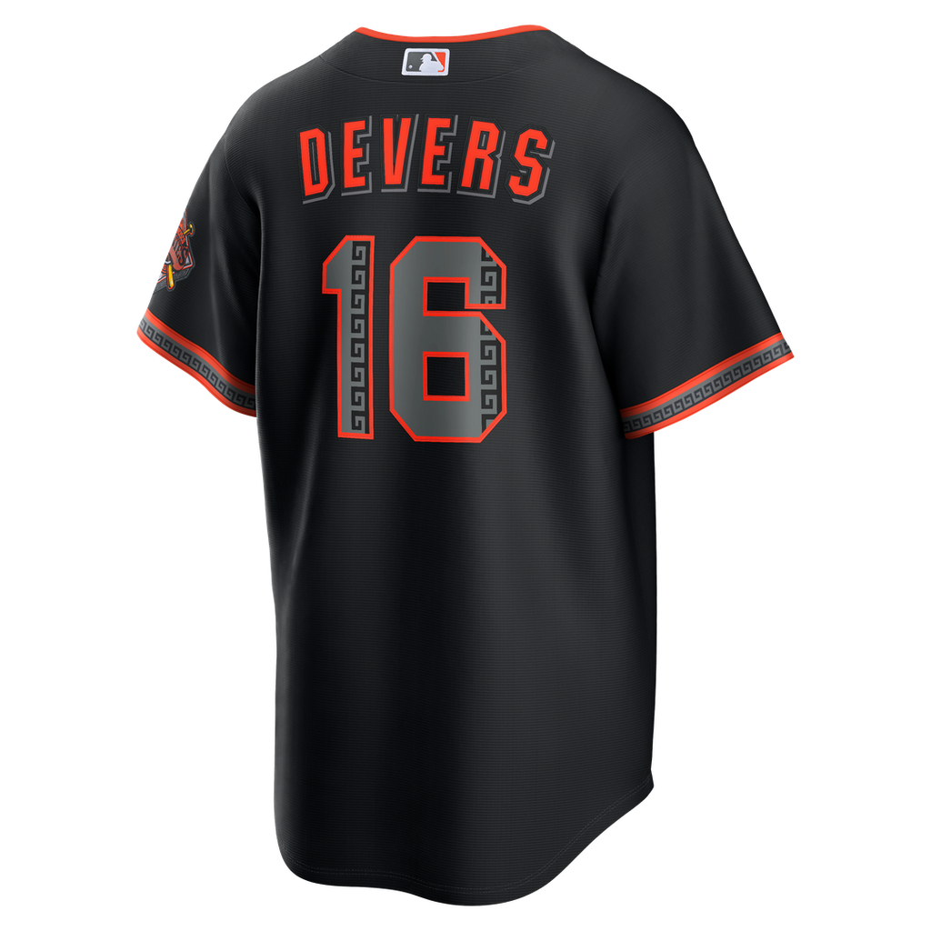 San Francisco Giants Rafael Devers Nike Black Alternate Stadium Jersey