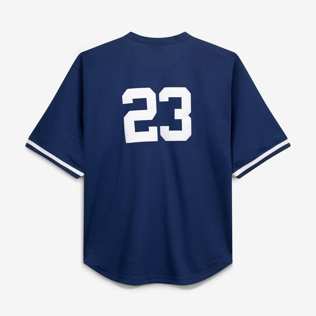 New York Yankees Don Mattingly Mitchell & Ness Navy Cooperstown Collection Big & Tall Mesh Batting Practice Jersey
