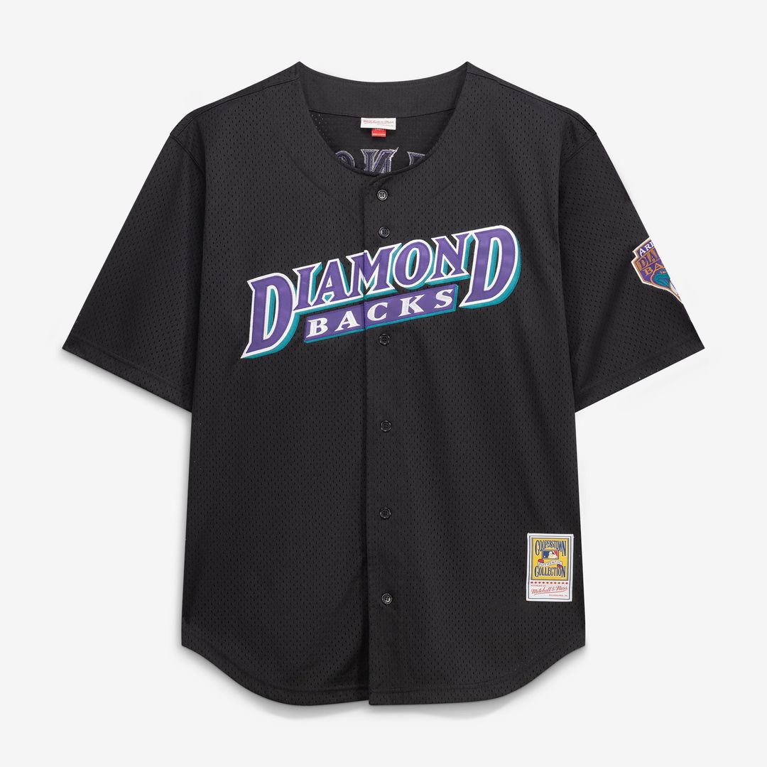 Arizona Diamondbacks Randy Johnson Mitchell & Ness Black Big & Tall Cooperstown Mesh Batting Practice Jersey