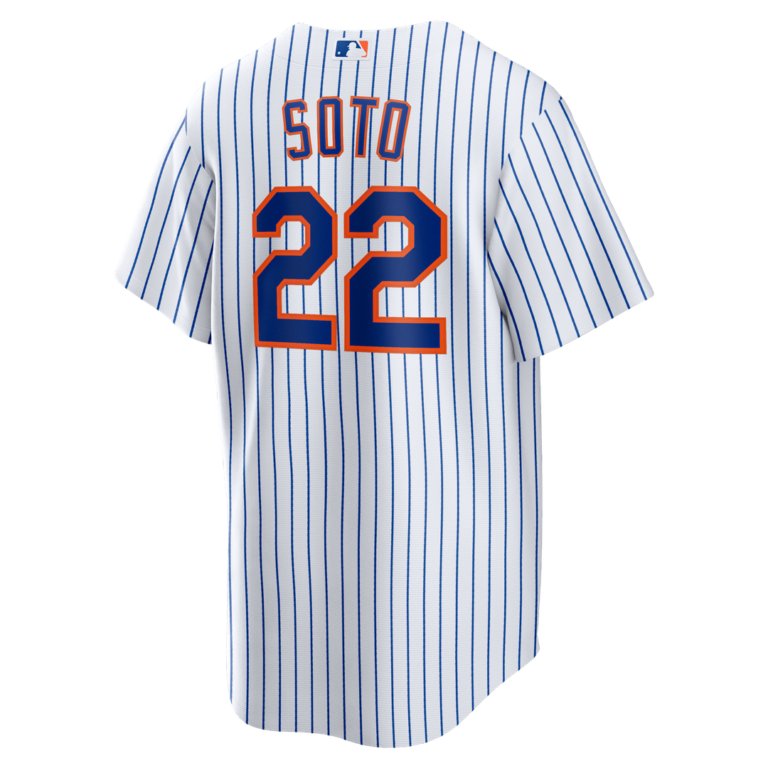 New York Mets Nike White Home Replica Player Jersey
