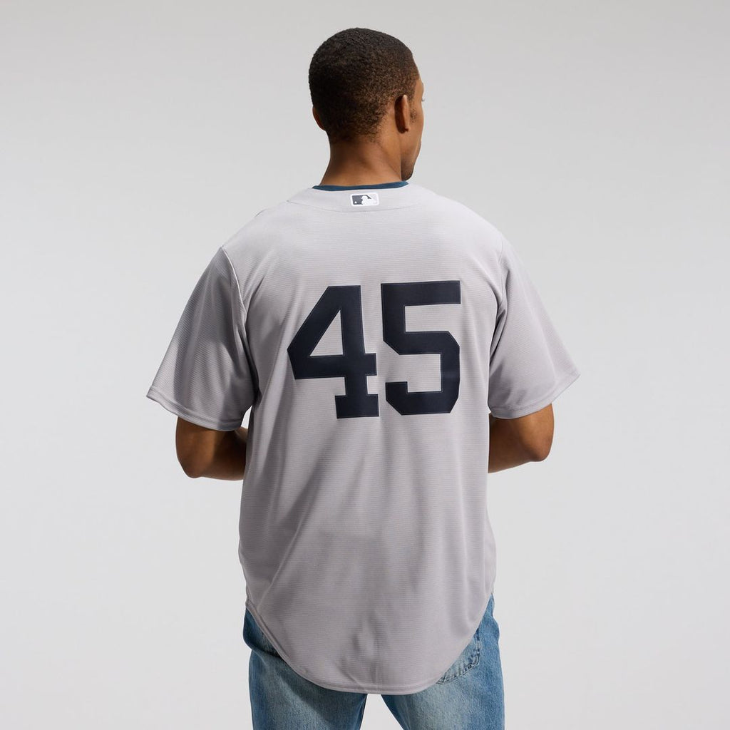 New York Yankees Gerrit Cole Nike Gray Road Replica Jersey