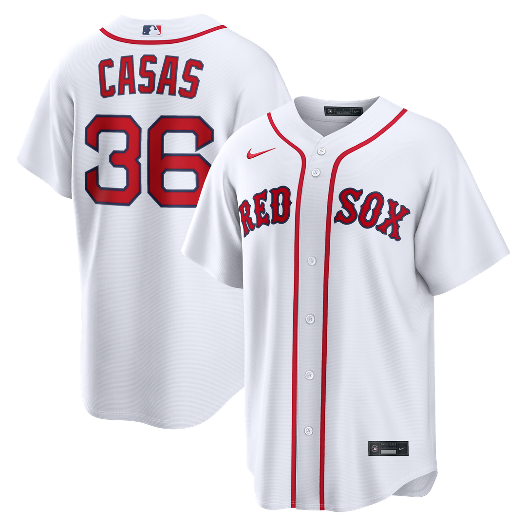Boston Red Sox Triston Casas Nike White Home Replica Jersey